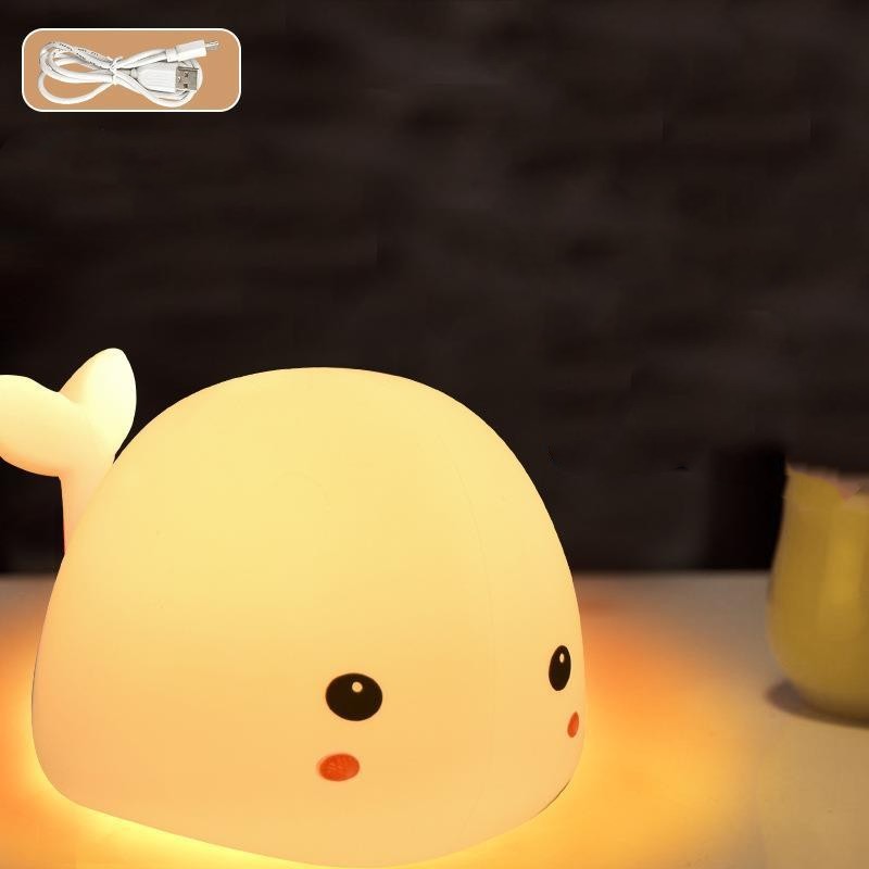 Small Night Lamp Night Light Children's Silicone Light Decompression Toy Night Light